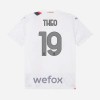 Maglia ufficiale AC Milan Theo 19 Trasferta 2023-24 per Bambino